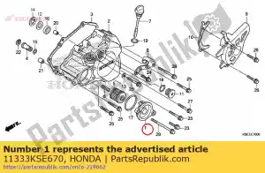 Honda 11333KSE670 couvercle, filtre à huile - La partie au fond