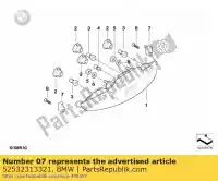 52532313321, BMW, rubberen montage links bmw  1100 1150 1995 1996 1997 1998 1999 2000 2001 2002 2003 2004 2005 2006, Nieuw