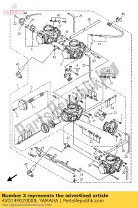 Yamaha 4VD149020000 conjunto de carburador 2 - Lado inferior
