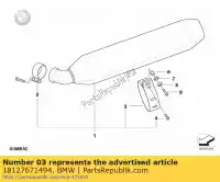 18127671494, BMW, titolare bmw  1200 2004 2005 2006 2007 2008 2009 2010 2011 2012 2013, Nuovo