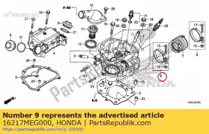 Honda 16217MEG000 band, insulator - Bottom side