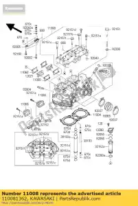 kawasaki 110081362 g?owica-komp-cylinder ej650-a1 - Dół