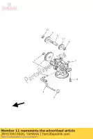 26H133610000, Yamaha, engrenagem, bomba ociosa 2 (15t) yamaha v max xvz xvztf 1200 1300 1988 1989 1990 1991 1992 1993 1996 1997 1998 1999 2000 2001 2002, Novo