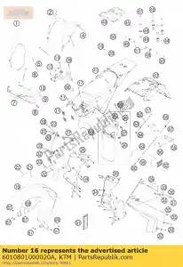 ktm 6010801000020A b?otnik przedni bia?y 09 - Dół