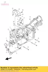 Ici, vous pouvez commander le rester, moteur 3 auprès de Yamaha , avec le numéro de pièce 3D8213170000: