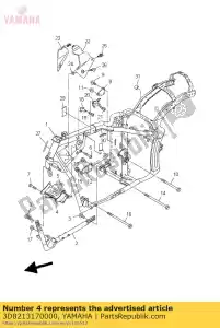 yamaha 3D8213170000 rester, moteur 3 - La partie au fond