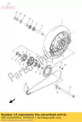 Tutaj możesz zamówić z? Batka nap? Dzana (46t) od Yamaha , z numerem części 39P254460000: