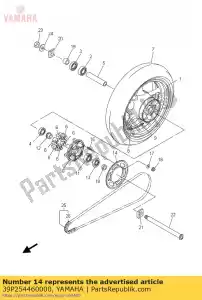 yamaha 39P254460000 z?batka nap?dzana (46t) - Dół