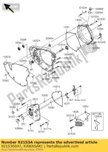 kawasaki 921530697 ?ruba 6x65 kx250-n1 - Dół