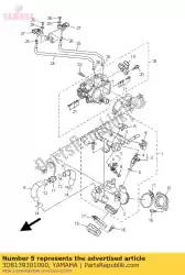 Aqui você pode pedir o conjunto de entrada de tubo em Yamaha , com o número da peça 3D8139301000: