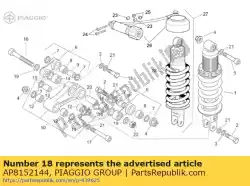 Aquí puede pedir tornillo hexagonal m10x38 de Piaggio Group , con el número de pieza AP8152144: