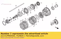 22151MR8000, Honda, palta, set di molle honda vfr  riii vfr400r3 400 , Nuovo