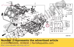 Here you can order the collar, pivot from Honda, with part number 11105MBG000: