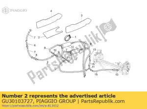 Piaggio Group GU30103727 heat protection - Bottom side