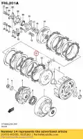 2145144D00, Suzuki, placa, embrague dr suzuki dr z400e z400s lt z400 quadsport z400sm f400fz kingquad fsi 4x4 f400f drz400e drz400sm ltf400f 400 , Nuevo