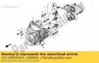 33110MGY641, Honda, no description available at the moment honda vfr 800 2011 2012 2013, New