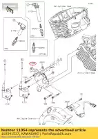 110541537, Kawasaki, staffa, bobina di accensione kawasaki vn custom c classic b special edition tourer vulcan lt d vn900 900 , Nuovo