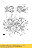 0155008707, Suzuki, boulon suzuki gsx vs 1100 1400 1987 1988 1989 1990 1991 1992 1993 1994 1995, Nouveau