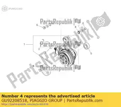 Here you can order the ball bearing 85x120x18 from Piaggio Group, with part number GU92208518: