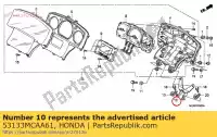 53133MCAA61, Honda, rimanere comp., montaggio metro honda  gl 1800 2006 2007 2008 2009 2010 2012 2013 2017, Nuovo