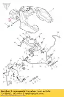T2401087, Triumph, poduszka grzewcza zbiornik paliwa lewa triumph trophy 1215 trophy 1215 se 1215 2013, Nowy