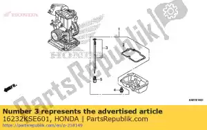 Honda 16232KSE601 needle set, jet (nmrs) - Bottom side