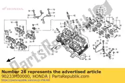 Here you can order the nut, cap, 9mm from Honda, with part number 90233MJ0000: