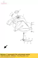 3D6F46100000, Yamaha, czapka z daszkiem yamaha xt xtr xtx 125, Nowy