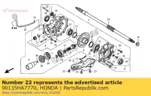 Honda 90135HA7770 boulon, goujon, 10x22 - La partie au fond