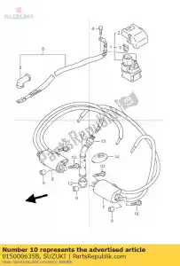 Suzuki 015000635B boulon - La partie au fond