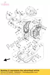 Aqui você pode pedir o colchete 1 em Yamaha , com o número da peça 5YU2175T0000: