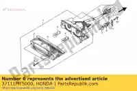 37111MF5000, Honda, caoutchouc, montage compteur honda cb vt 600 1100 1988 1994 1995 1996 1997 1998 1999 2000 2001 2002, Nouveau