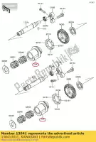 130410031, Kawasaki, Bilanciatore zx1400cbf kawasaki  tr 1400 2015 2016 2017, Nuovo