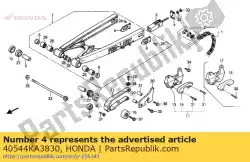 Ici, vous pouvez commander le chaîne de retenue auprès de Honda , avec le numéro de pièce 40544KA3830: