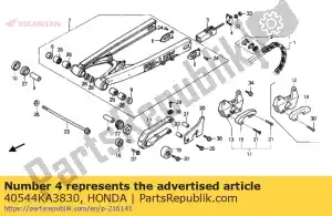 Honda 40544KA3830 chaîne de retenue - La partie au fond