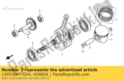 Here you can order the ring set,piston o from Honda, with part number 13051HM7004: