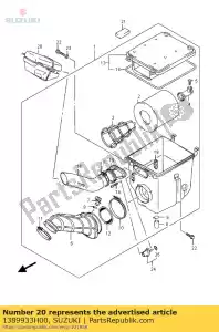 suzuki 1389933H00 tampa, entrada de ar - Lado inferior