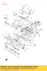 schacht, draaipunt van Yamaha, met onderdeel nummer 39P221410000, bestel je hier online: