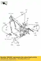 550200538, Kawasaki, bewaker, rr, rh kawasaki vn voyager custom k classic e d b c f tourer a abs vulcan lt g vn1700 1700 nomad , Nieuw