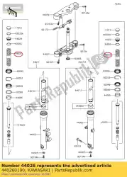 Tutaj możesz zamówić widelec spr?? Ynowy vn900bff od Kawasaki , z numerem części 440260190: