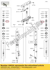 kawasaki 440260190 widelec spr??ynowy vn900bff - Dół