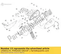 1A000274, Piaggio Group, Luchtfilter hoes piaggio vespa liberty t sprint v ie e vietnam lem primavera eu 4 125 150 3, Nieuw