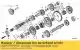 Gear, countershaft second Honda 23431HP5A50