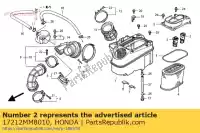 17212MM8010, Honda, deksel, luchtfilterhuis honda vt 1100 1988 1995 1996 1997 1998 1999 2000, Nieuw