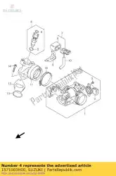Tutaj możesz zamówić zespó? Wtryskiwaczy, f od Suzuki , z numerem części 1571003H00:
