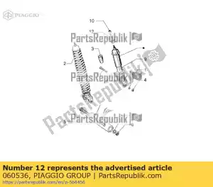 Piaggio Group 060536 apoyo - Lado inferior