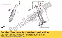 91351HN8003, Honda, selo de poeira honda trx650fa fourtrax rincon trx680fa 650 680 , Novo