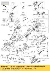 Tutaj możesz zamówić lock-assy, ?? Siedzenie zr1000fef od Kawasaki , z numerem części 270165384: