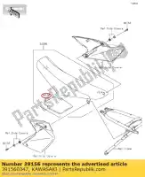 391560347, Kawasaki, almofada, assento klx450a8f kawasaki  klx 450 2008 2009 2010 2011 2012 2013 2014 2015 2016 2017 2018 2019 2020 2021, Novo