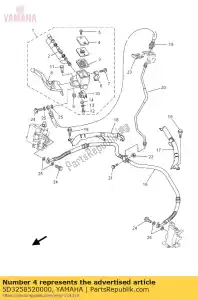 yamaha 5D3258520000 cap, reservoir - Bottom side